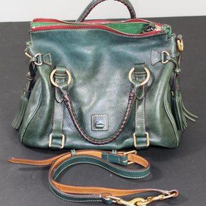 Dooney & Bourke Dark Green Satchel/Shoulder Bag - Like new